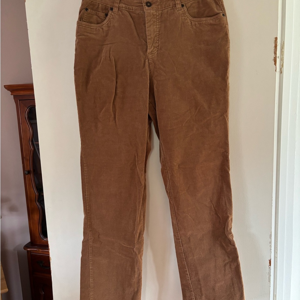 Basic Editions Women’s Brown Corduroy Pants